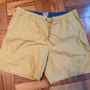 L.L. Bean Men's Yellow Cotton Shorts